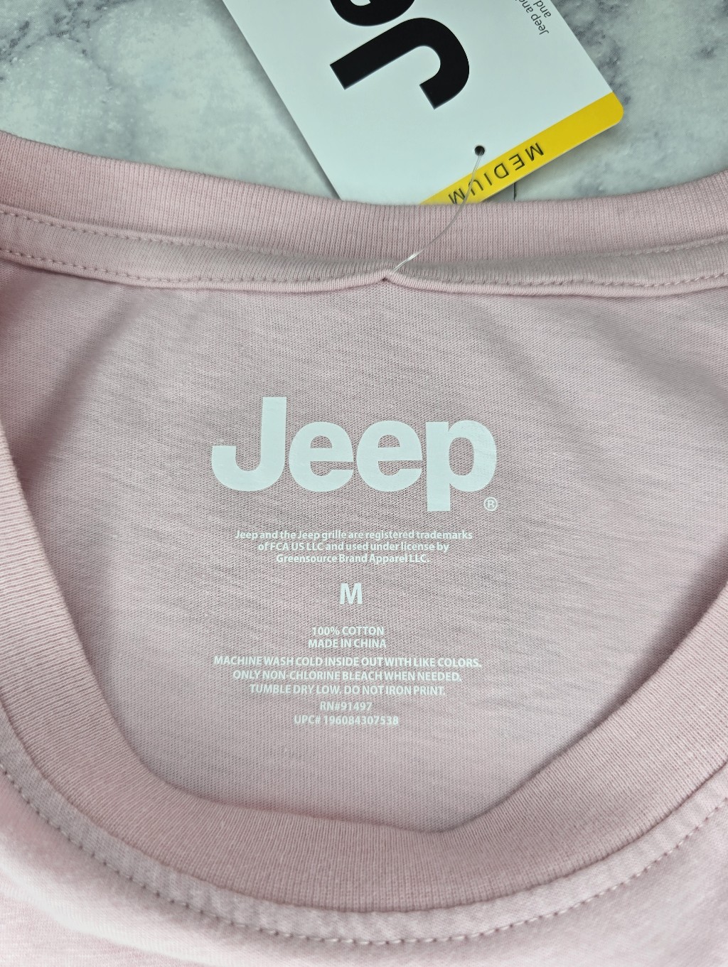 Jeep Pink Graphic Tee Medium Relaxed Fit — image 7 of 8